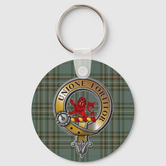 Kelly Tartan & Badge Sleutelhanger (Voorkant)