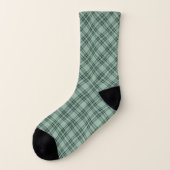 Kelly Tartan Pattern Green Irish Pset Sokken (Links - buitenkant)