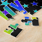 "KELLY" Voornaam, Fun "HAPPY BIRTHDAY" Legpuzzel (Zijkant)