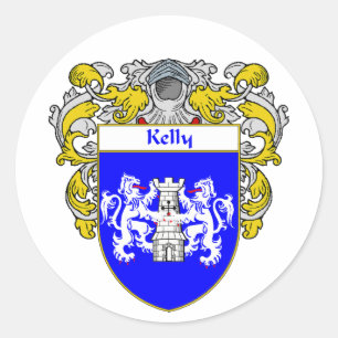 Kelly Wapenschild (Mantled) Ronde Sticker