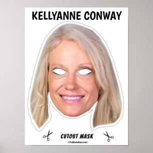 KELLYANNE CONWAY Halloween Masker Poster
