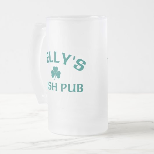 Kelly's Irish Pub Matglas Bierpul (Voorkant links)