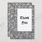  Kelmscott Press William Morris Beowulf Bedankkaart (Voorkant / Achterkant)