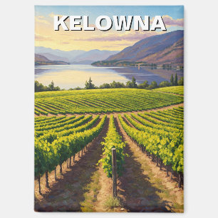 Kelowna Canada Reizen Magneet