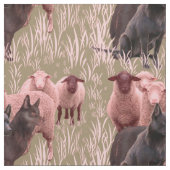 Kelpie australienne en tissu de moutons (Échantillon)