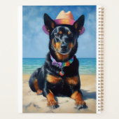 Kelpie australienne sur la plage, cadeau d'été amo (Dos)