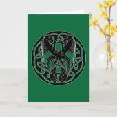 Kelpie - carte de voeux (Fleur jaune)