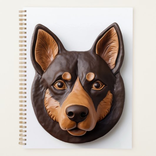 Kelpie Chien australien 3D inspiré (Devant)