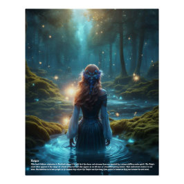 Kelpie River Spirit Perfect Poster