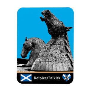 Kelpies & Statues in Falkirk/Scotland Art UK Magneet
