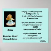 KELSEY-GUARDIAN ANGEL PONYTAIL CHORUS POSTER (Devant)