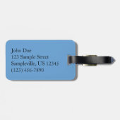 Kelso Dunes in het Nationaal Park Mojave Bagagelabel (Achterkant horizontaal)