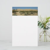 Kelso Dunes in het Nationaal Park Mojave Briefpapier (Staand voorkant)