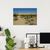 Kelso Dunes in het Nationaal Park Mojave Poster (Thuiskantoor)