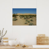 Kelso Dunes in het Nationaal Park Mojave Poster (Keuken)