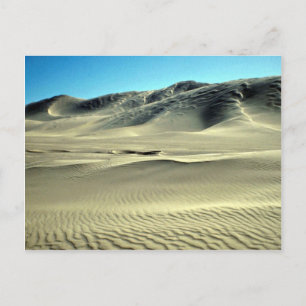 Kelso Dunes, vlakbij Death Valley, Californië, VS. Briefkaart