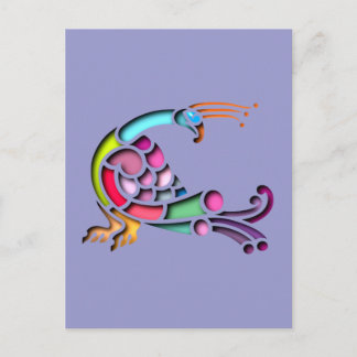 Kelten Vogel keltic Briefkaart