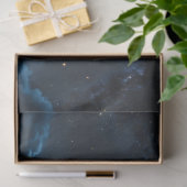 Keltisch blauw en goud kruis decoupage tissuepapier (Geschenk)