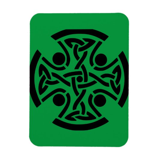 Keltisch Christelijk kruis Magneet (Verticaal)