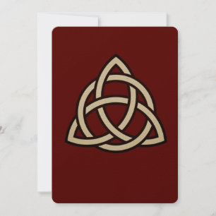 Keltisch drie-eenheidsknoop Triquetra symbool