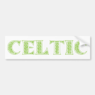 Keltisch Groen Bumpersticker
