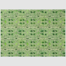 Keltisch Iers Groen en Goud Patroon 2