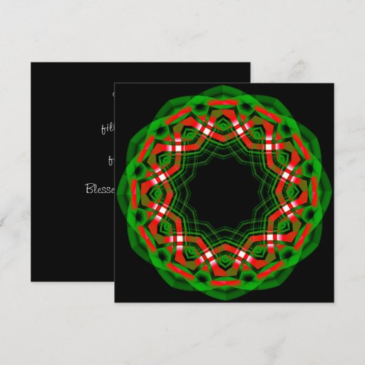 Keltisch Joelfestival Feestdagenkaart (Voorkant / Achterkant)