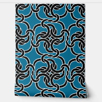 Keltisch knooppatroon Elegant Modern Zwart & Blauw