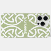 Keltisch knooppatroon Elke kleur gepersonaliseerd Case-Mate iPhone Case (Achterkant (horizontaal))
