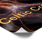 Keltisch Kosmisch Energiekruis Perfect Poster (Hoek)