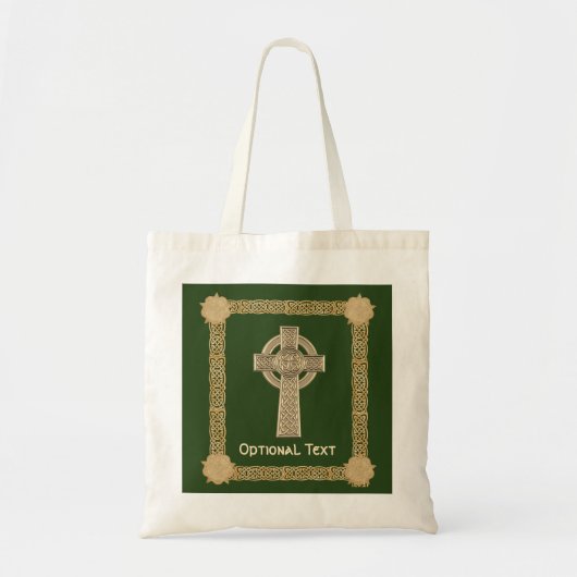 Keltisch Kruis Maatwerk Tote Bag (Voorkant)