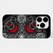 Keltisch kruis rood Case-Mate iPhone case (Achterkant (horizontaal))