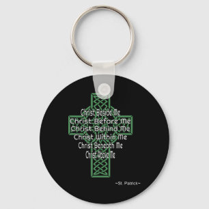 Keltisch Kruis Shirt St. Patrick's Gebed Christeli Sleutelhanger