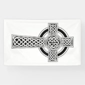 Keltisch kruis spandoek (Horizontaal)