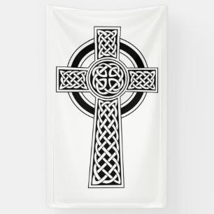 Keltisch kruis spandoek