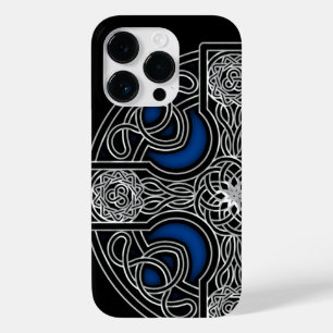 Keltisch kruisblauw Case-Mate iPhone 14 pro hoesje