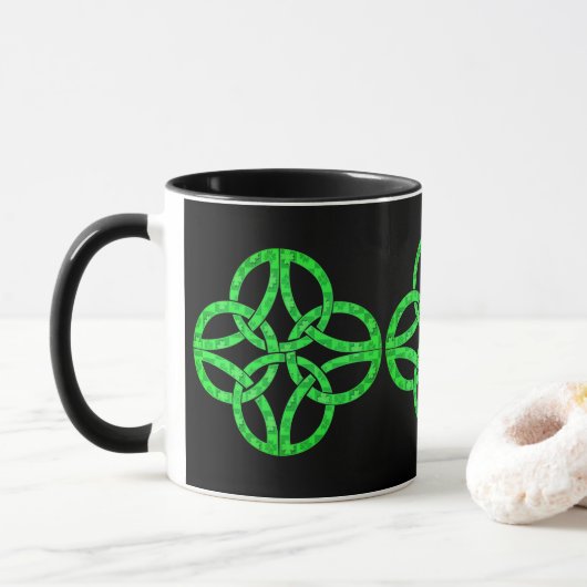 Keltisch ontwerp mok (Met donut)