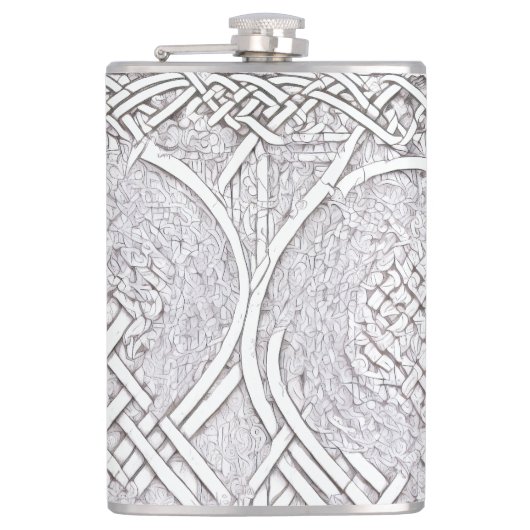 Keltisch Roos A Heupfles (Voorkant)