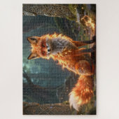 Keltisch spiritueel dier Vos Legpuzzel (Verticaal)
