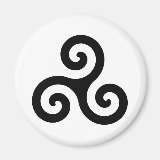 Keltisch Triskelion symbool Magneet (Voorkant)