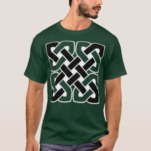 Keltisch Verweven Eindeloze Knoop Geometrisch Patr T-shirt