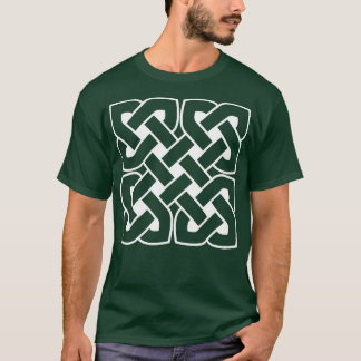 Keltisch Verweven Eindeloze Knoop Geometrisch Patr T-shirt