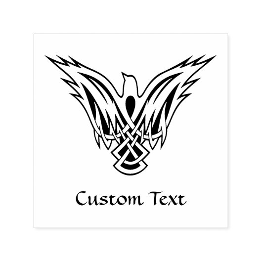 Keltische Bird Self-Inking Stamp Zelfinktende Stempel (Design)