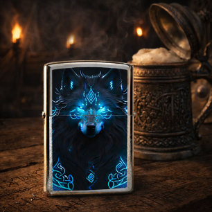 Keltische blauwe wolf
