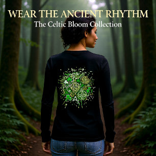 Keltische bloei Tri-Blend shirt