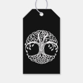 Keltische boom cadeau labels cadeaulabel (Voorkant)