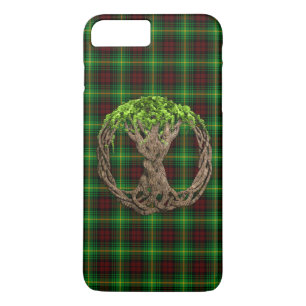 Keltische boom van het leven Clan Martin Tartan iPhone 8 Plus / 7 Plus Hoesje