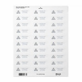 Keltische bruiloft etiket (Full Sheet)