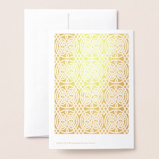 Keltische bruiloft uitnodiging met Claddagh en Fol (Met envelop)