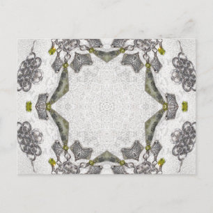 Keltische Chainlink Caleidoscoop Mandala Briefkaart